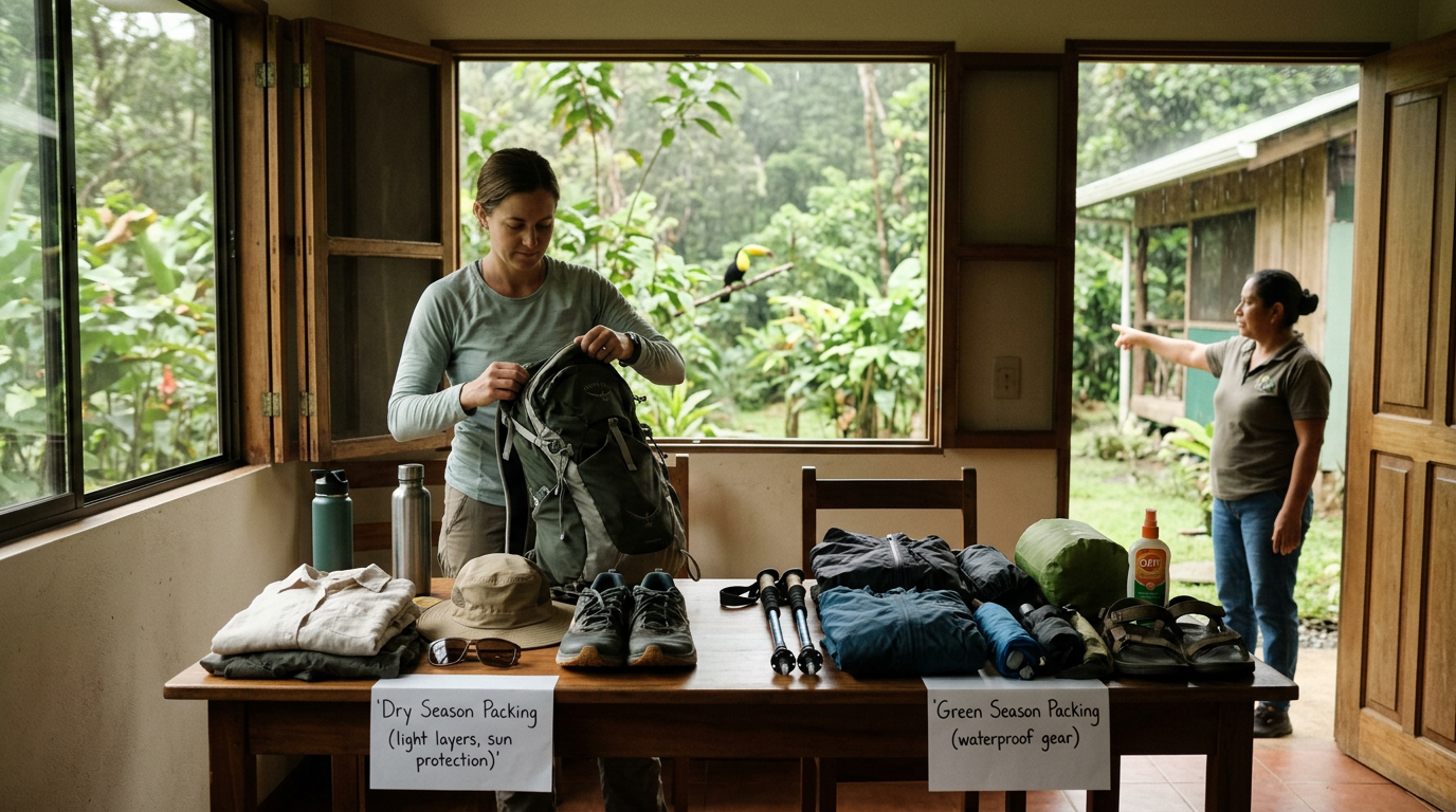 What to Pack for Costa Rica: Dry vs Green Season