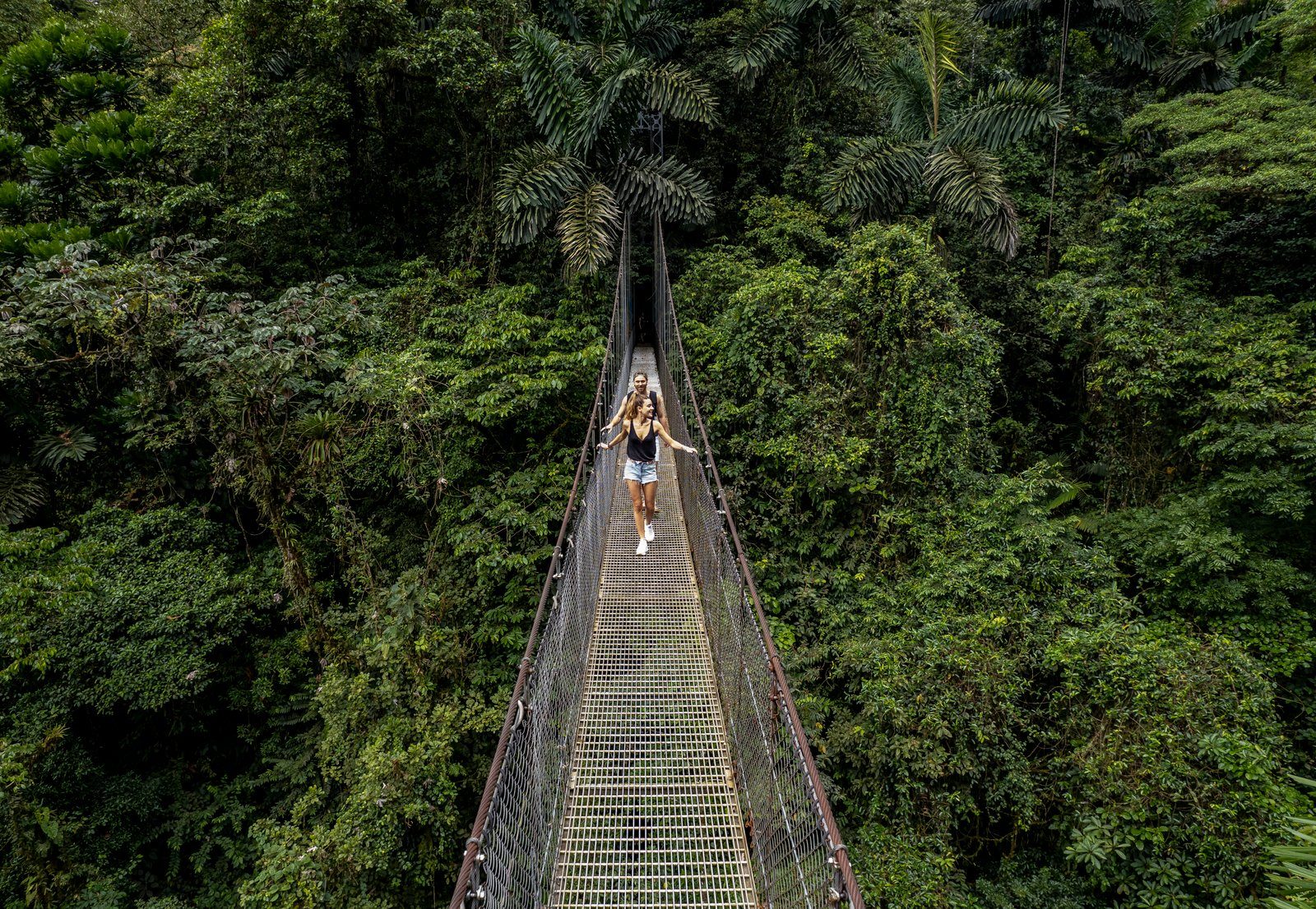 Grand Arenal Day: Waterfall, Volcano, Bridges & Hot Springs — combo tour in La Fortuna, Costa Rica